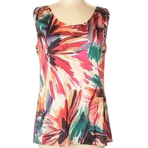 3/$20! Ann Taylor silky sleeveless printed blouse, sz 12